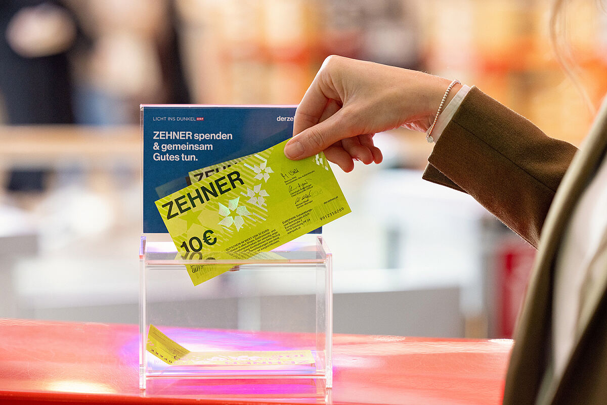 ZEHNER-Aktion für „Licht ins Dunkel“  (c) Evatrifft