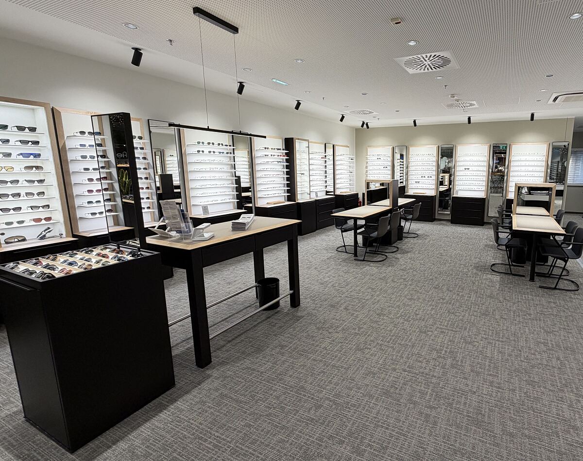 Bild 3 Innenansicht des neuen Fielmann-Ladenlokals. © Fielmann