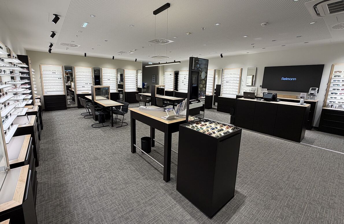 Bild 4 Innenansicht des neuen Fielmann-Ladenlokals. © Fielmann